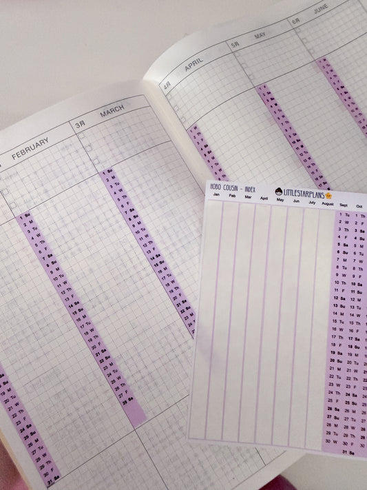 Mimi - 2026 Hobonichi Cousin Yearly Index