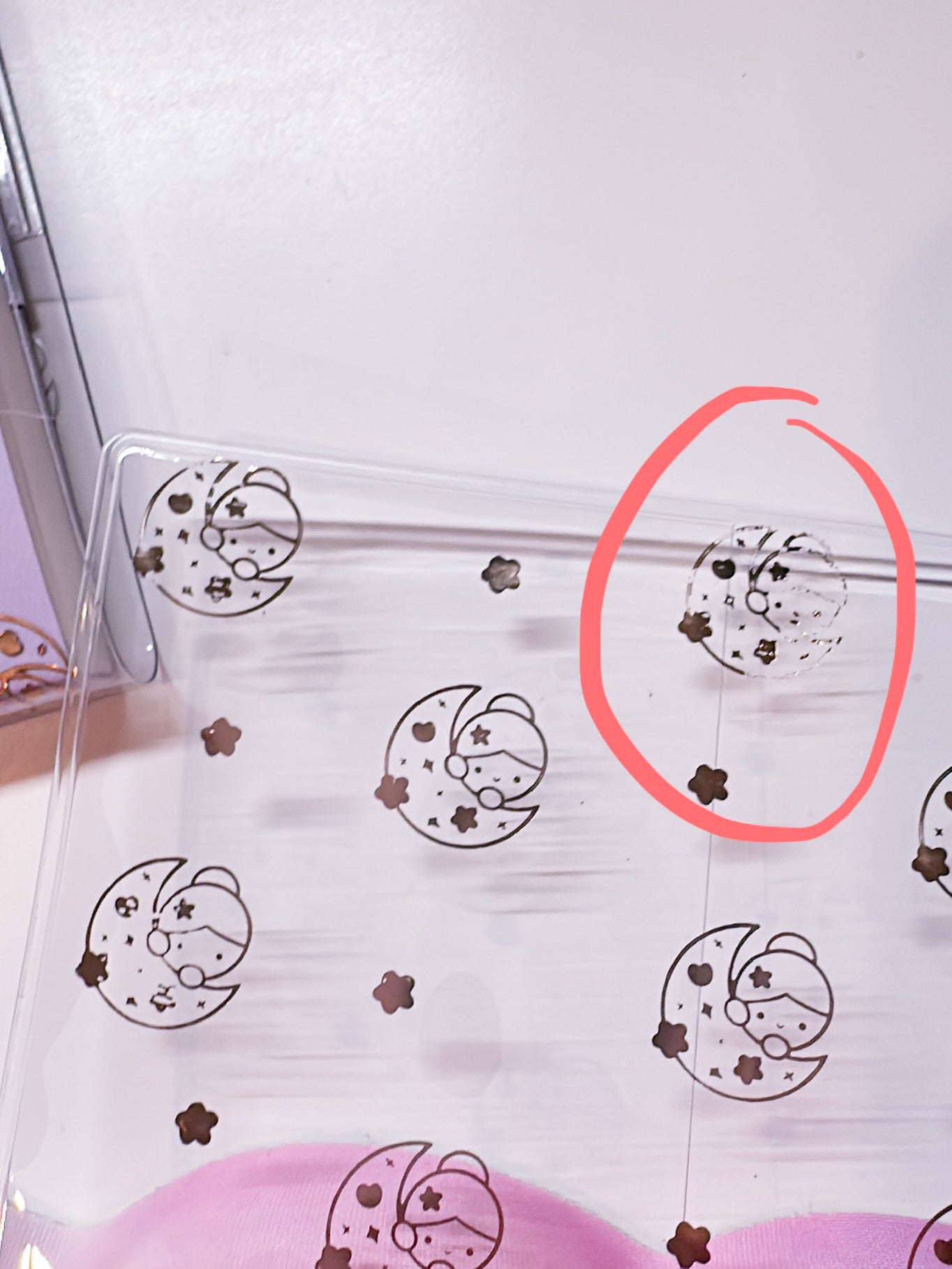Mimi Notebook Clear Foiled Cover (GRADE B)