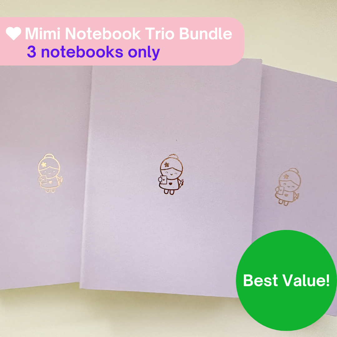 Mimi Notebook Trio Bundle: 3 Notebooks Only (Best Value!)