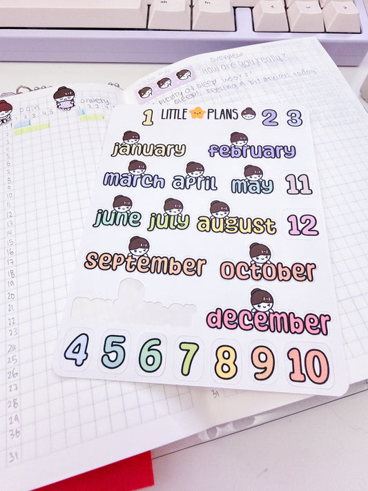 Mimi Monthly Planner Stickers