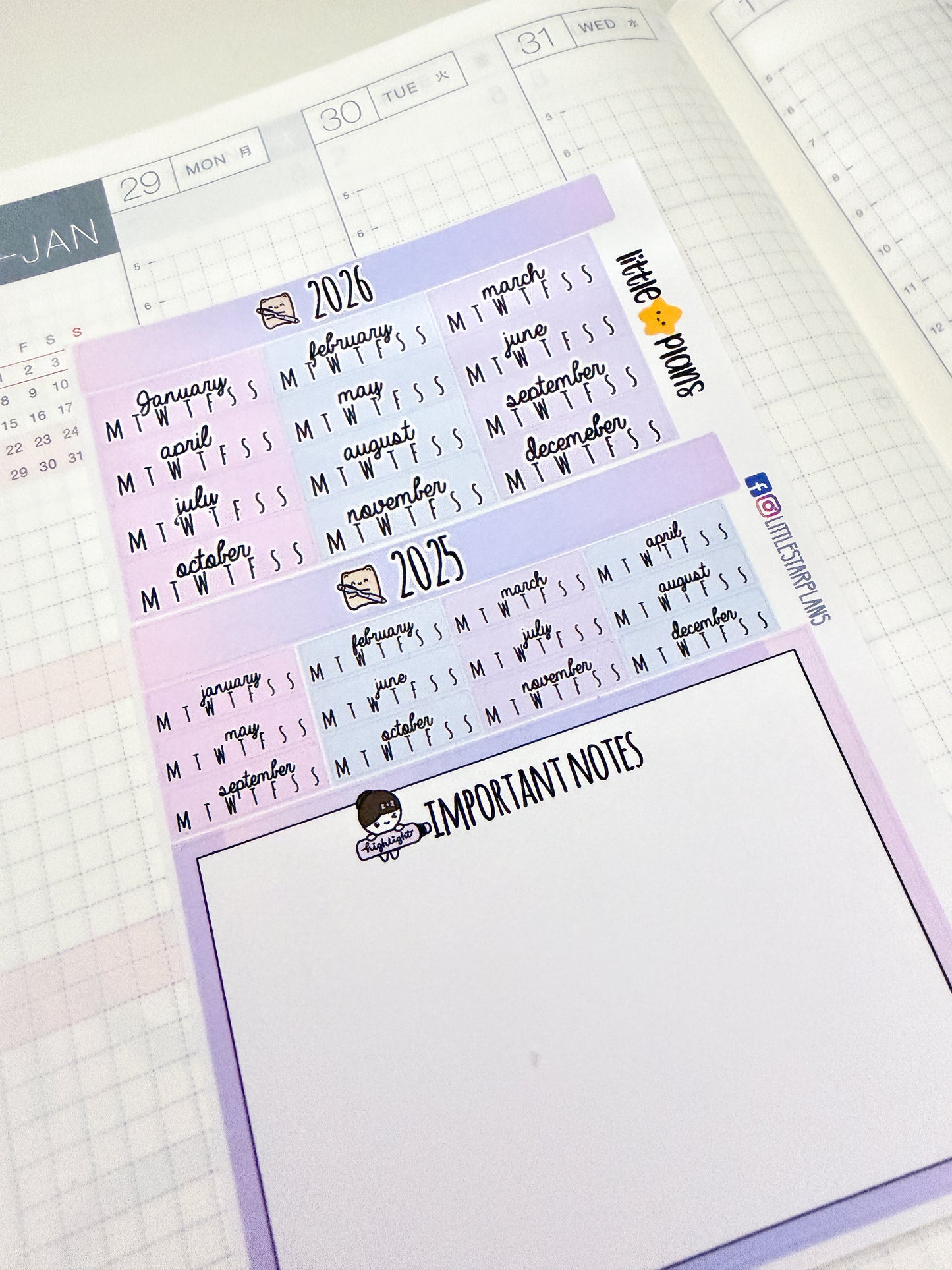 Mimi - 2026 Hobonichi Weeks Yearly Index