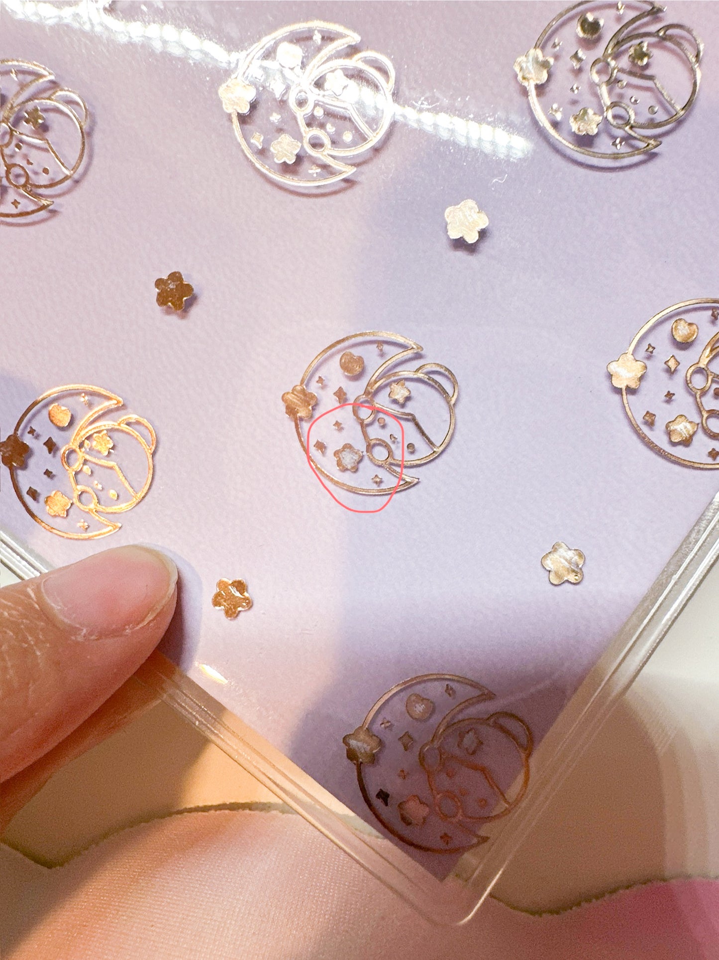 Mimi Notebook Clear Foiled Cover (GRADE B)