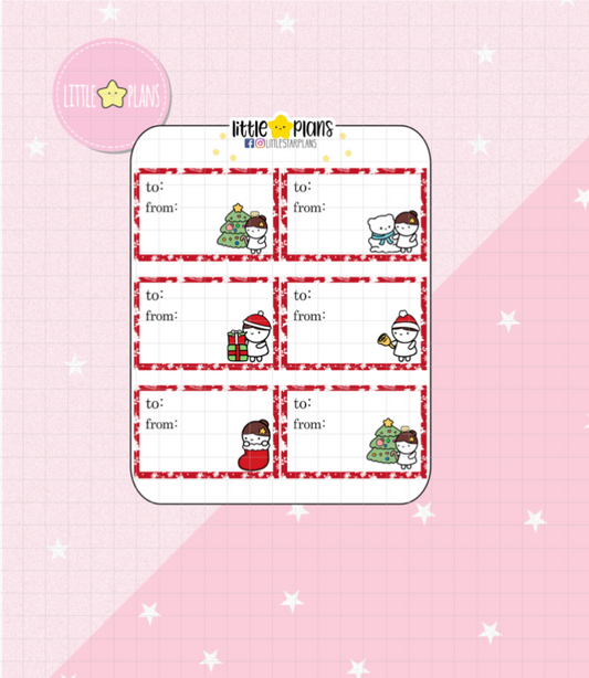 Mimi Christmas Gift Labels