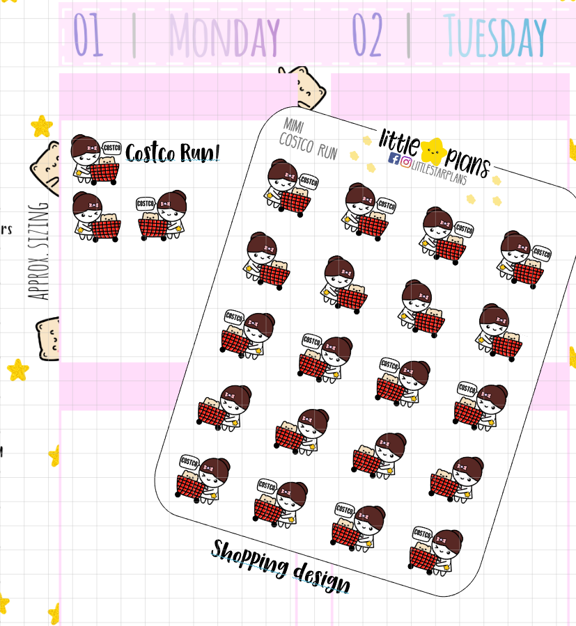 Mimi - Costco Run | Shopping Design Sticker