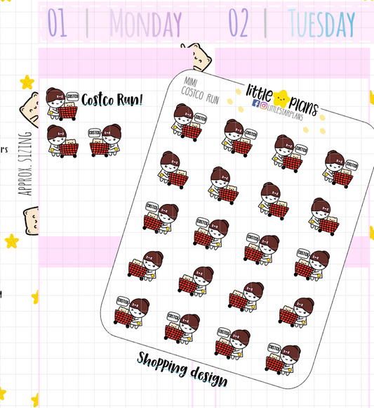 Mimi - Costco Run | Shopping Design Sticker