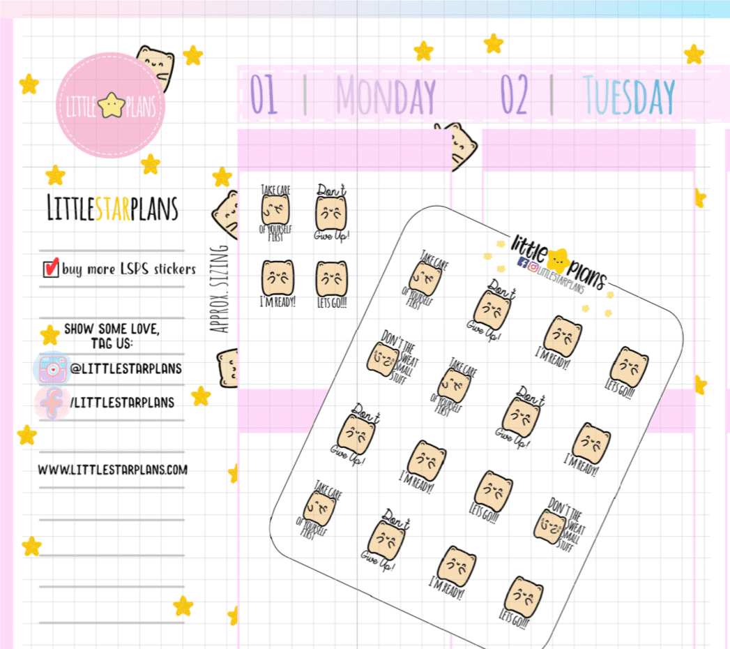 Neku You Got This Motivations Planner Stickers