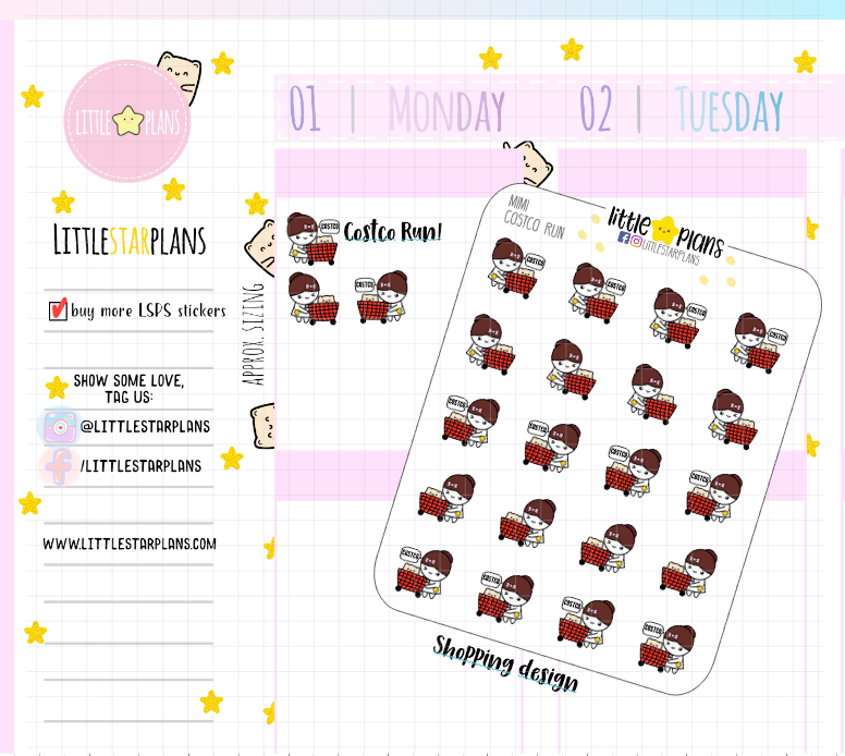 Mimi - Costco Run | Shopping Design Sticker