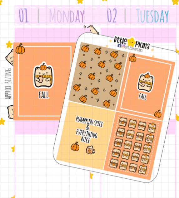 Neku - 4 Fall and Halloween Decorative Boxes (N68)