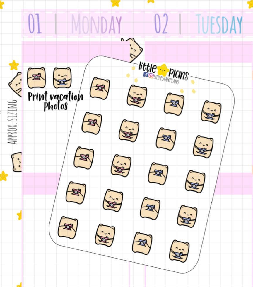 Neku Travel Photography, Photos Planner Stickers (N59)