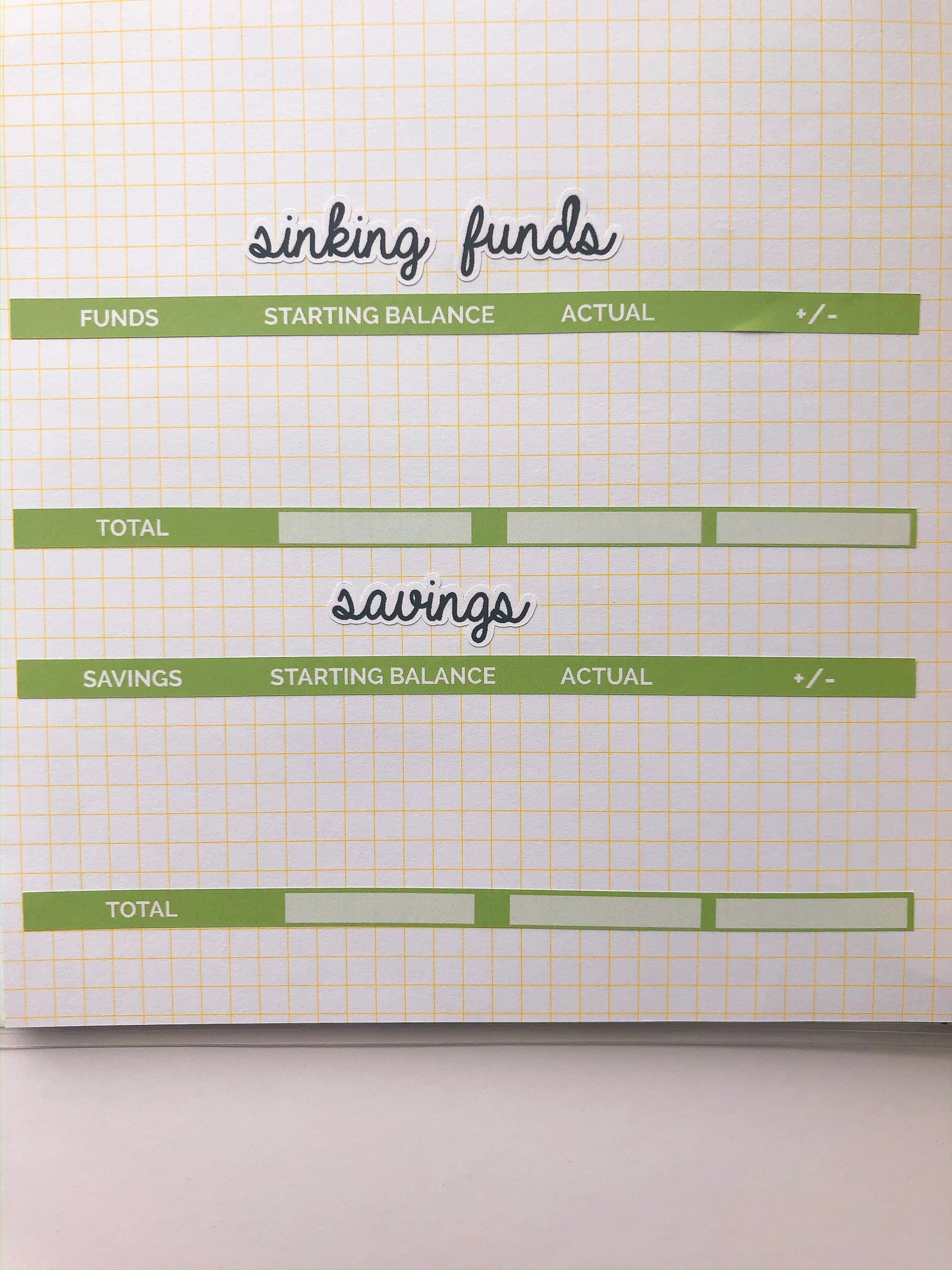March Monthly Budget Planner Sticker Kit fit in Happy Planner Notes