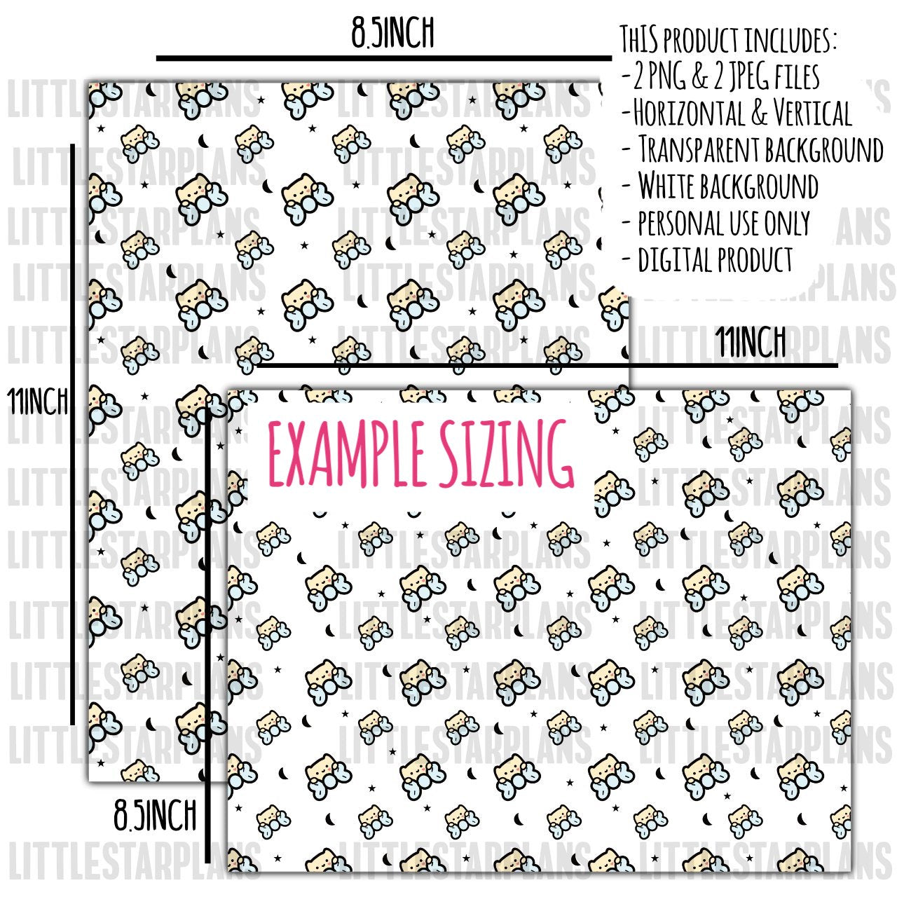 Pumpkin Spice Planner Version Digital/Vellum Paper (digital product) - Littlestarplans