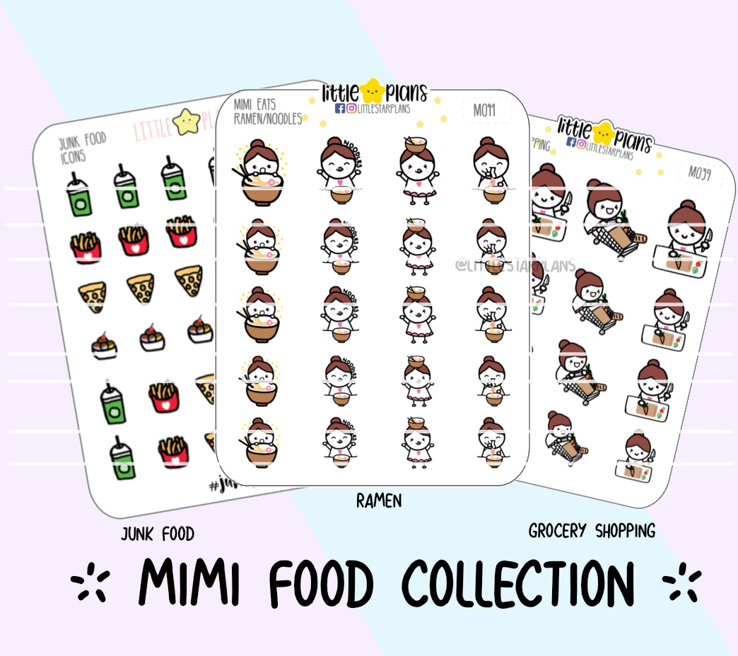 Bundle - Mimi Food Planner Stickers