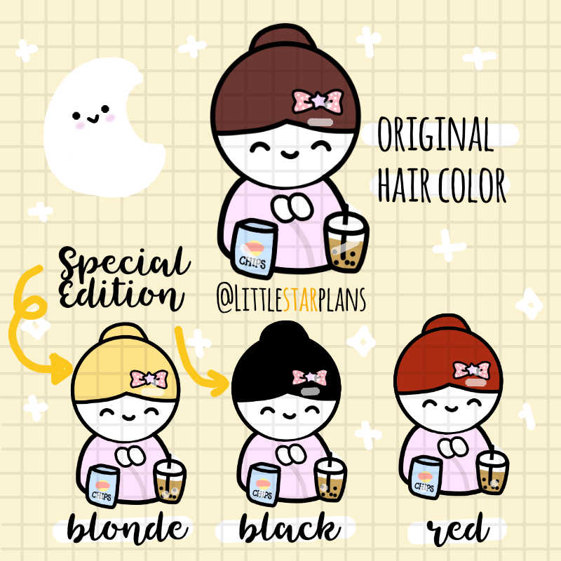 Mimi - Snack Time (Special Hair Options, M208)