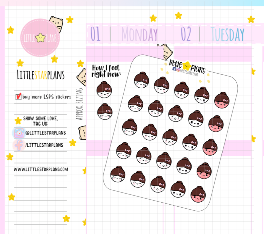 Mimi - Emotions V3 Planner Stickers