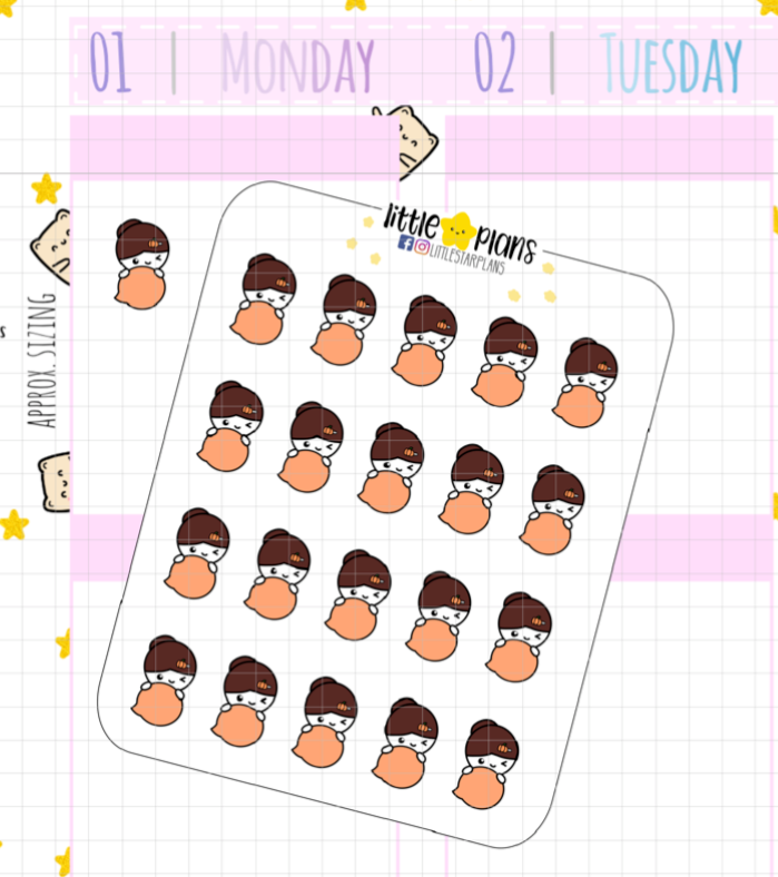 Mimi - Fall/Autumn Functional Note Bubble Planner Sticker
