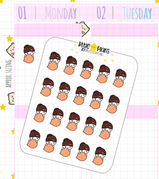 Mimi - Fall/Autumn Functional Note Bubble Planner Sticker