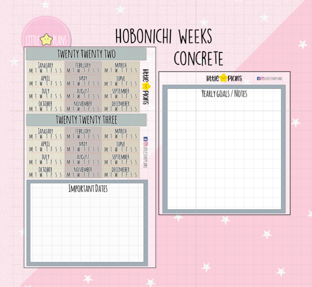Hobonichi Weeks Kit - Index Page Bundle (4 colors to pick from)