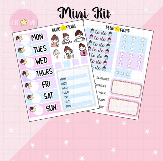 Mimi Peeking Out Pastel Functional Mini Kit (M241)