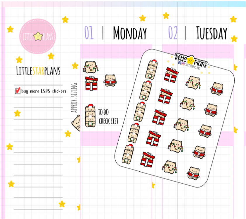 Neku Holidays Planner Stickers - Littlestarplans