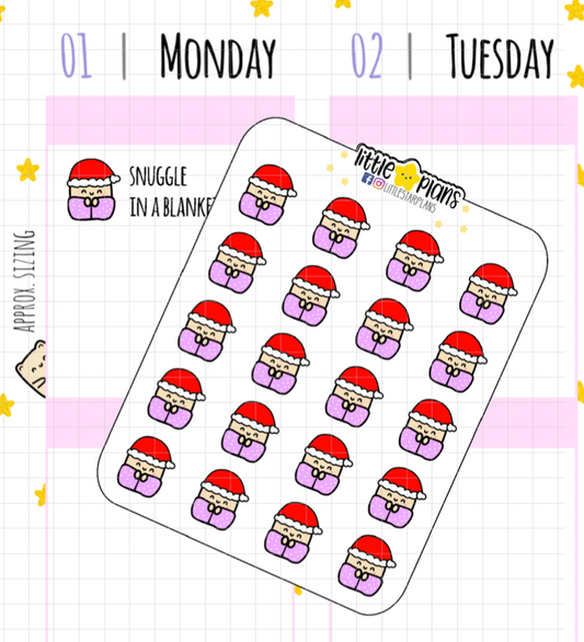 Neku Christmas Edition Cozy Planner Stickers - Littlestarplans