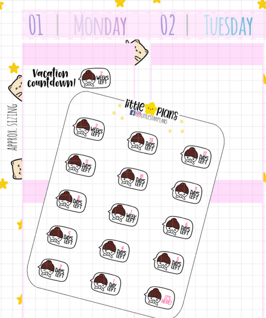 Mimi 2 Weeks Countdown (M162) - Littlestarplans