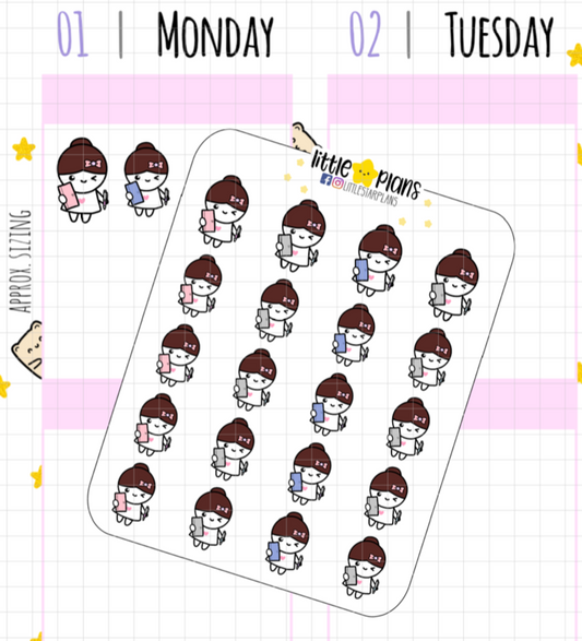 Mimi Hobonichi Weeks, Mega Planning Planner Stickers - Littlestarplans