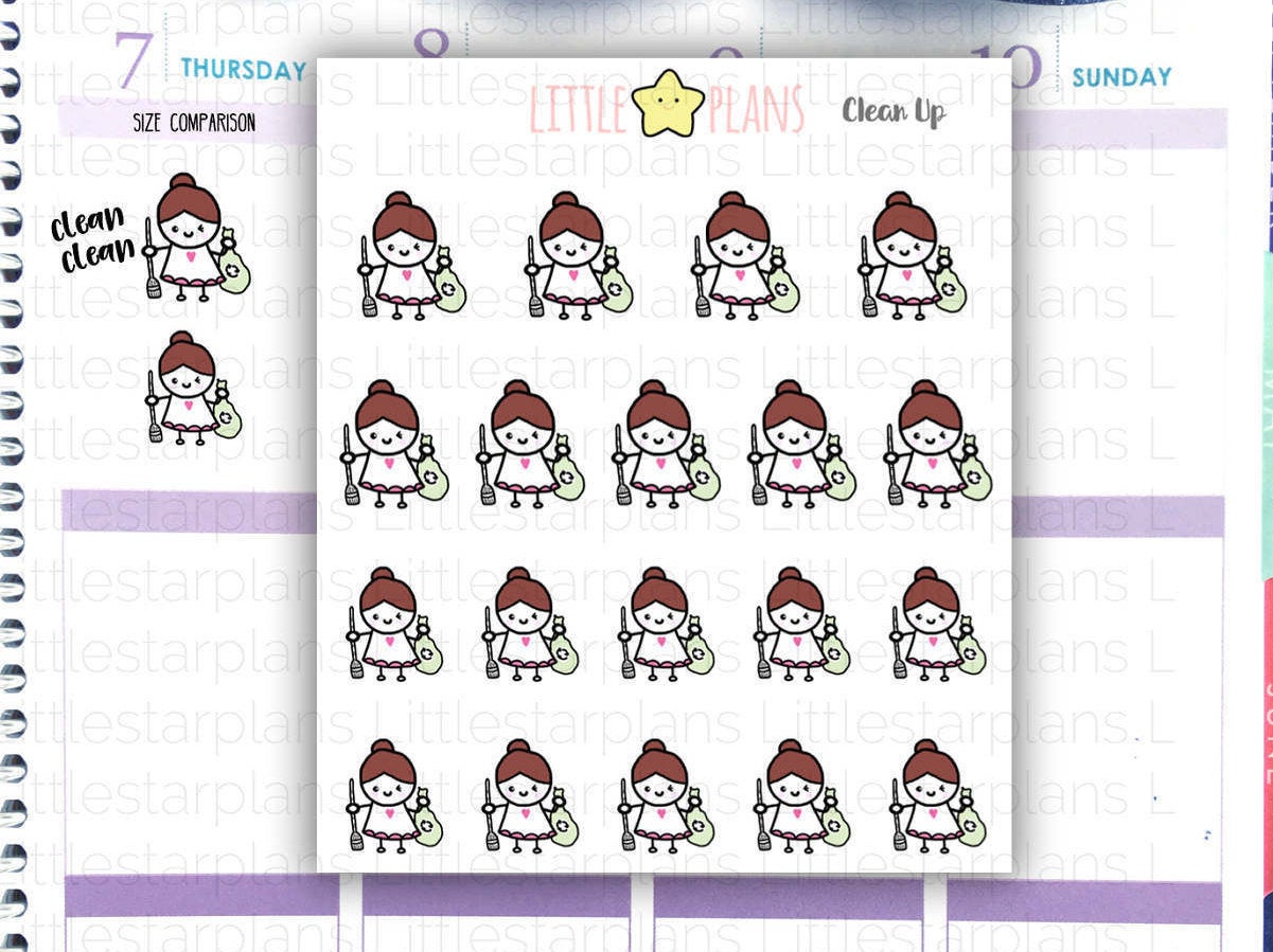 Mimi - Cleaning, House Chores, Recycle (MI032) - Littlestarplans