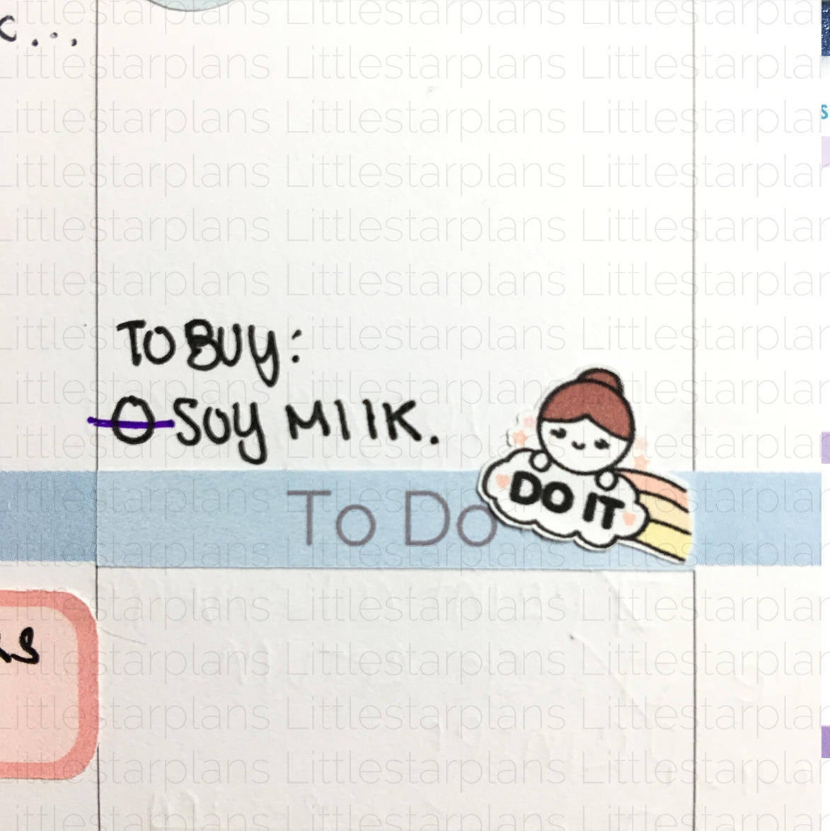 To Do Cloud, Mimi Cloud, Header | Mimi Stickers - Littlestarplans