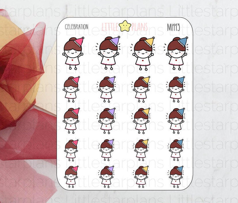 Mimi - Celebration, Birthday, New Years, Party Hat - Littlestarplans