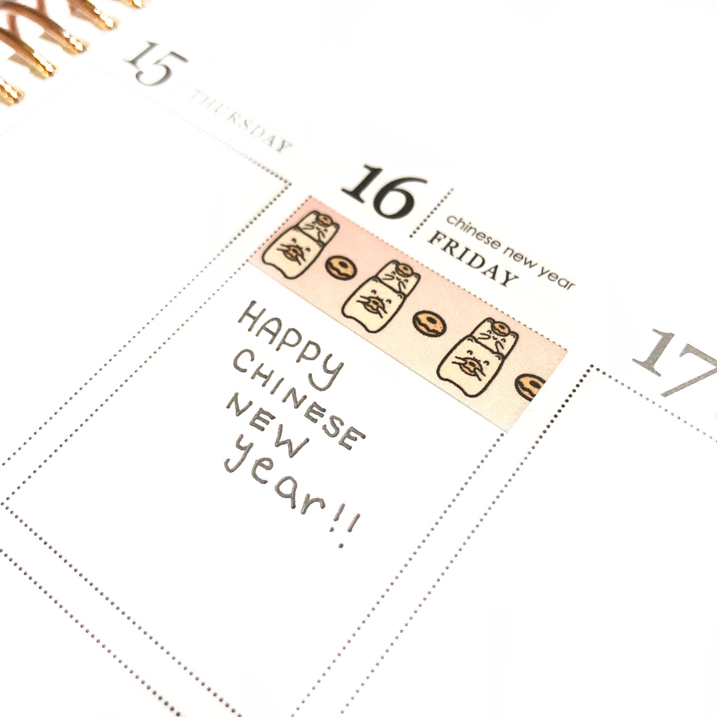 Neku - Donut Washi Tape Stickers with Gradient Colours Planner Stickers - Littlestarplans