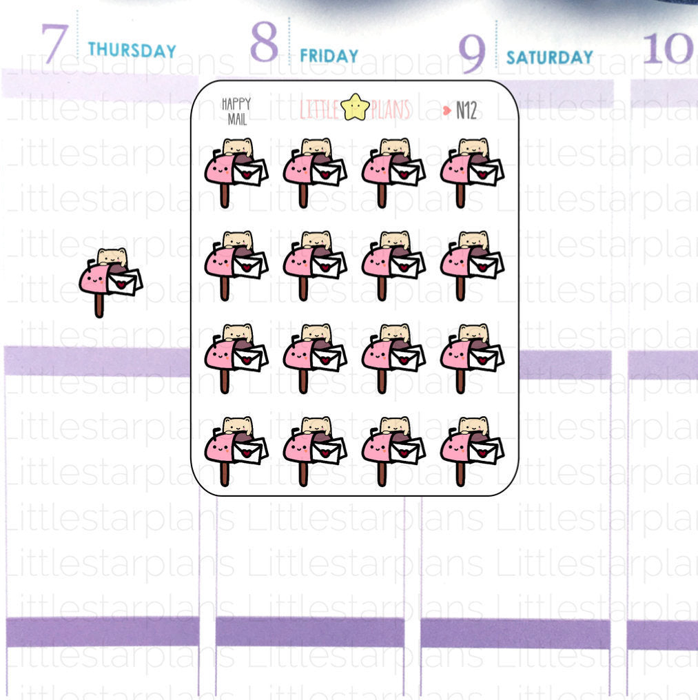 Neku - Happy Mail Planner Stickers - Littlestarplans