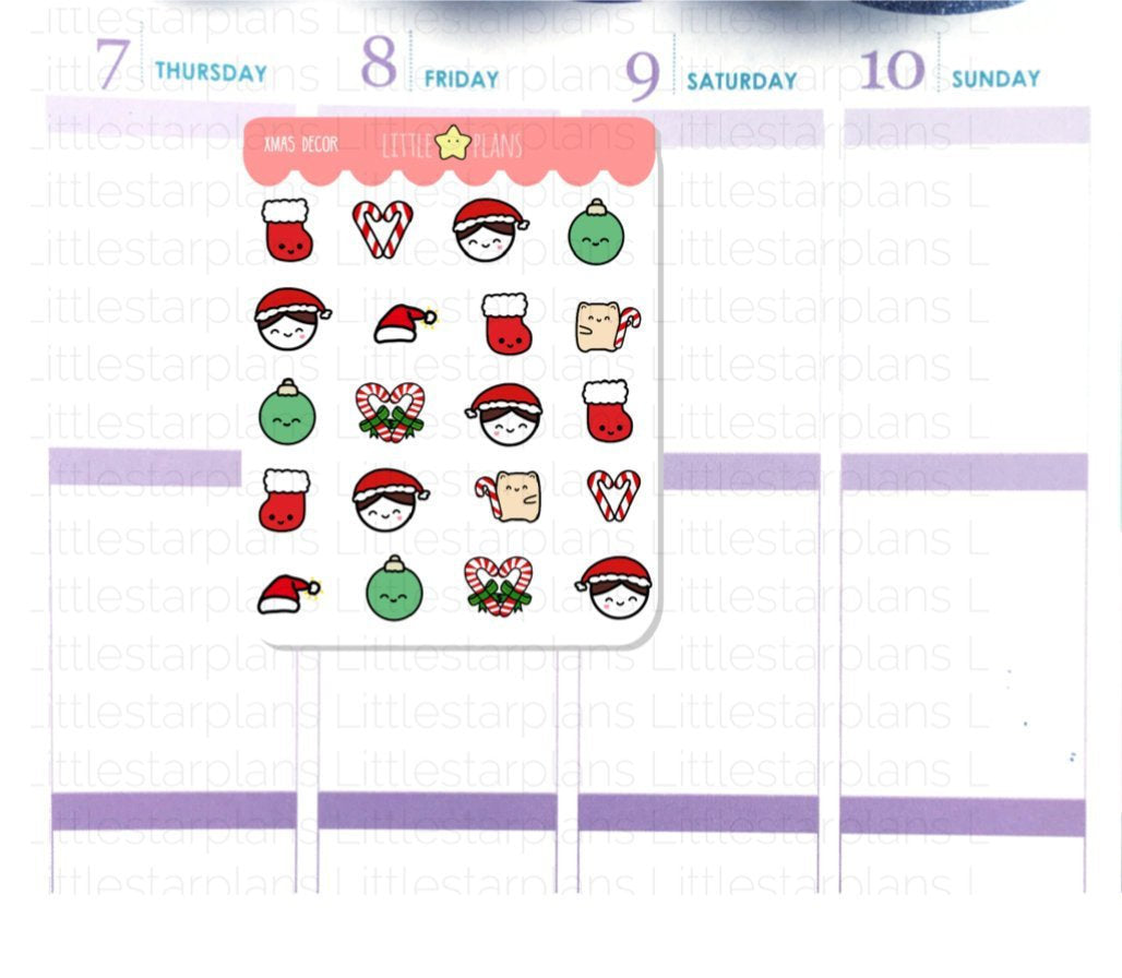 Littlestarplans Christmas Decor Stickers - Littlestarplans