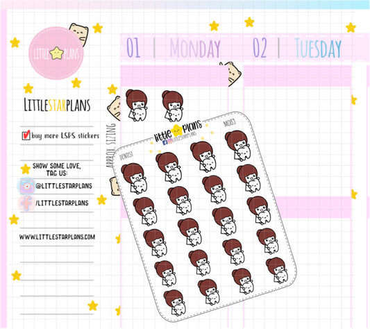 Dentist Mimi Planner Stickers - Littlestarplans