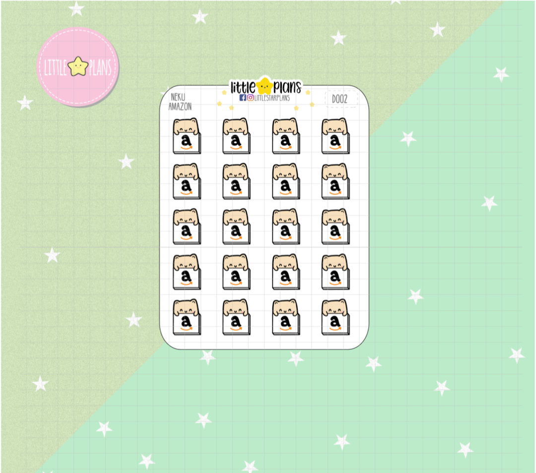 Neku - Online, Amazon Purchase Planner Stickers - Littlestarplans