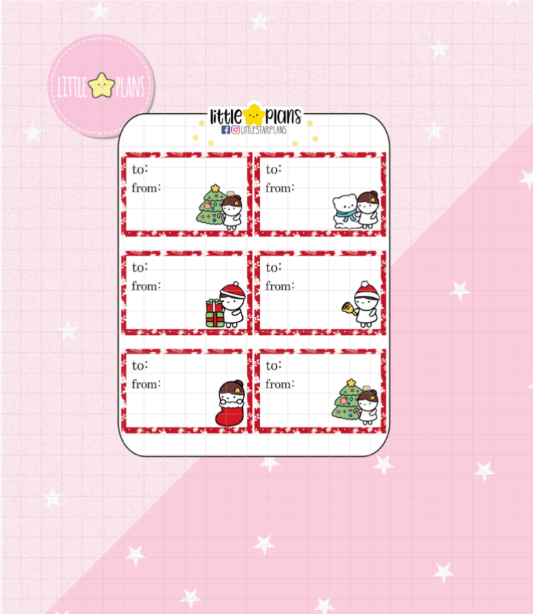 Mimi Christmas Gift Labels