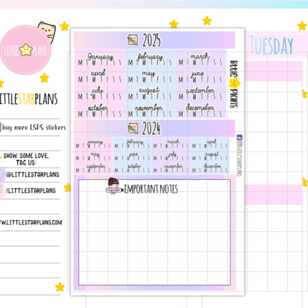 Mimi - 2025 Hobonichi Weeks Yearly Index