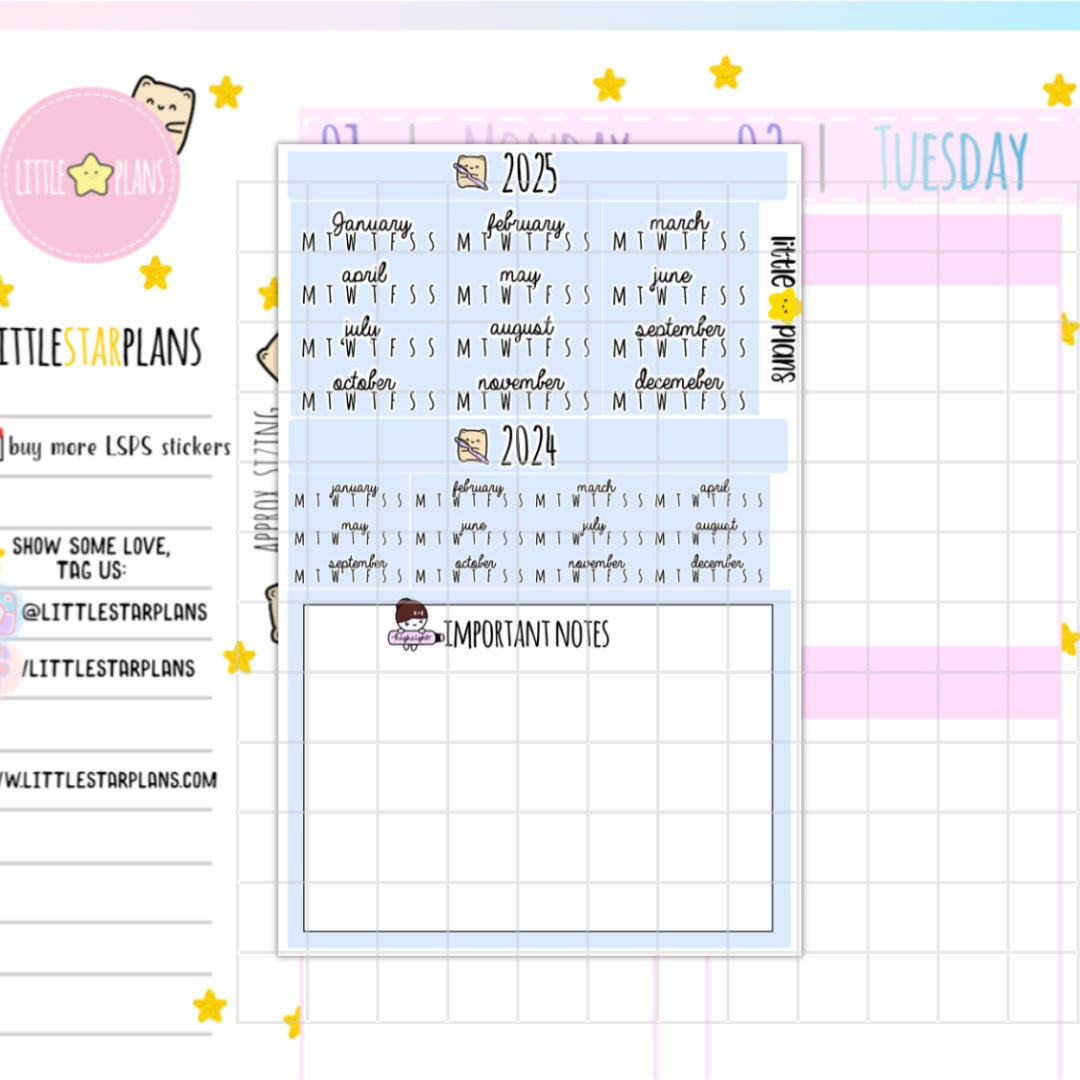 Mimi - 2025 Hobonichi Weeks Yearly Index
