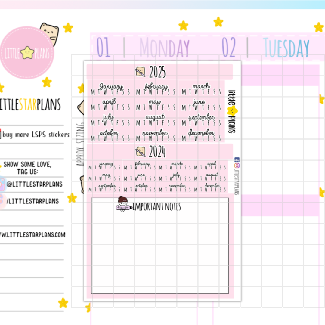Mimi - 2025 Hobonichi Weeks Yearly Index