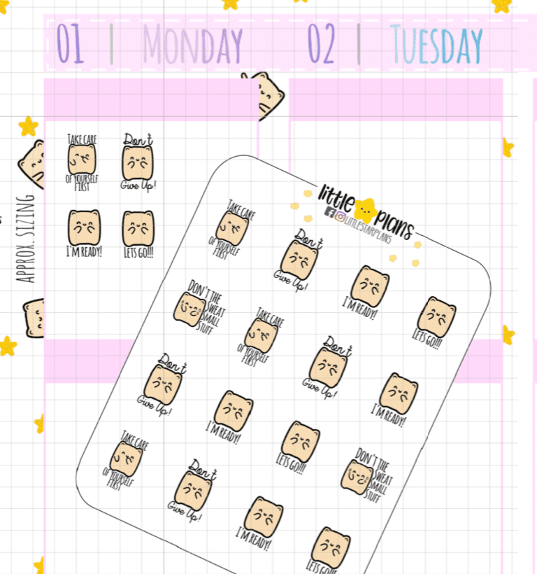 Neku You Got This Motivations Planner Stickers
