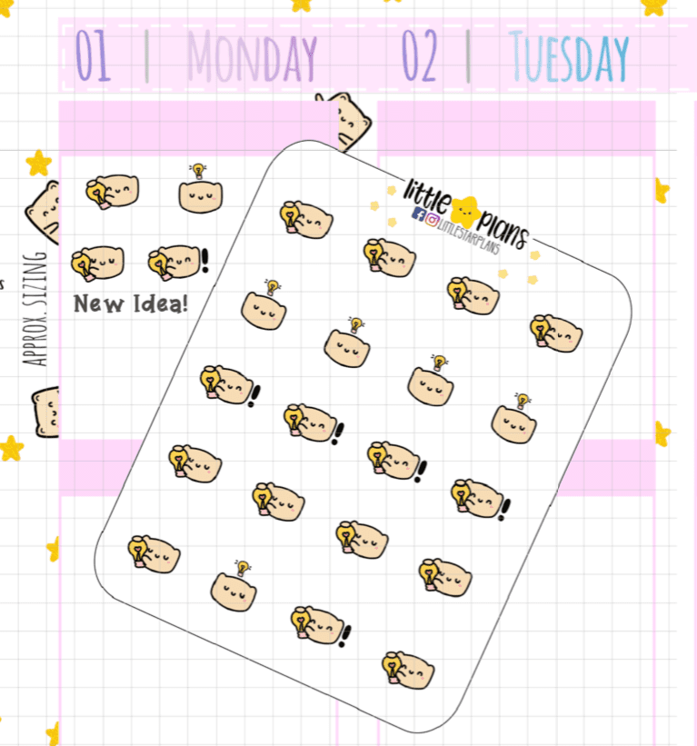 Neku New Idea Planner Stickers