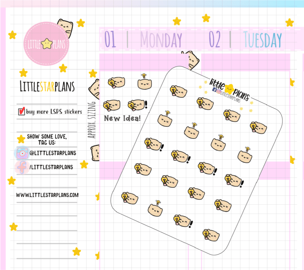 Neku New Idea Planner Stickers
