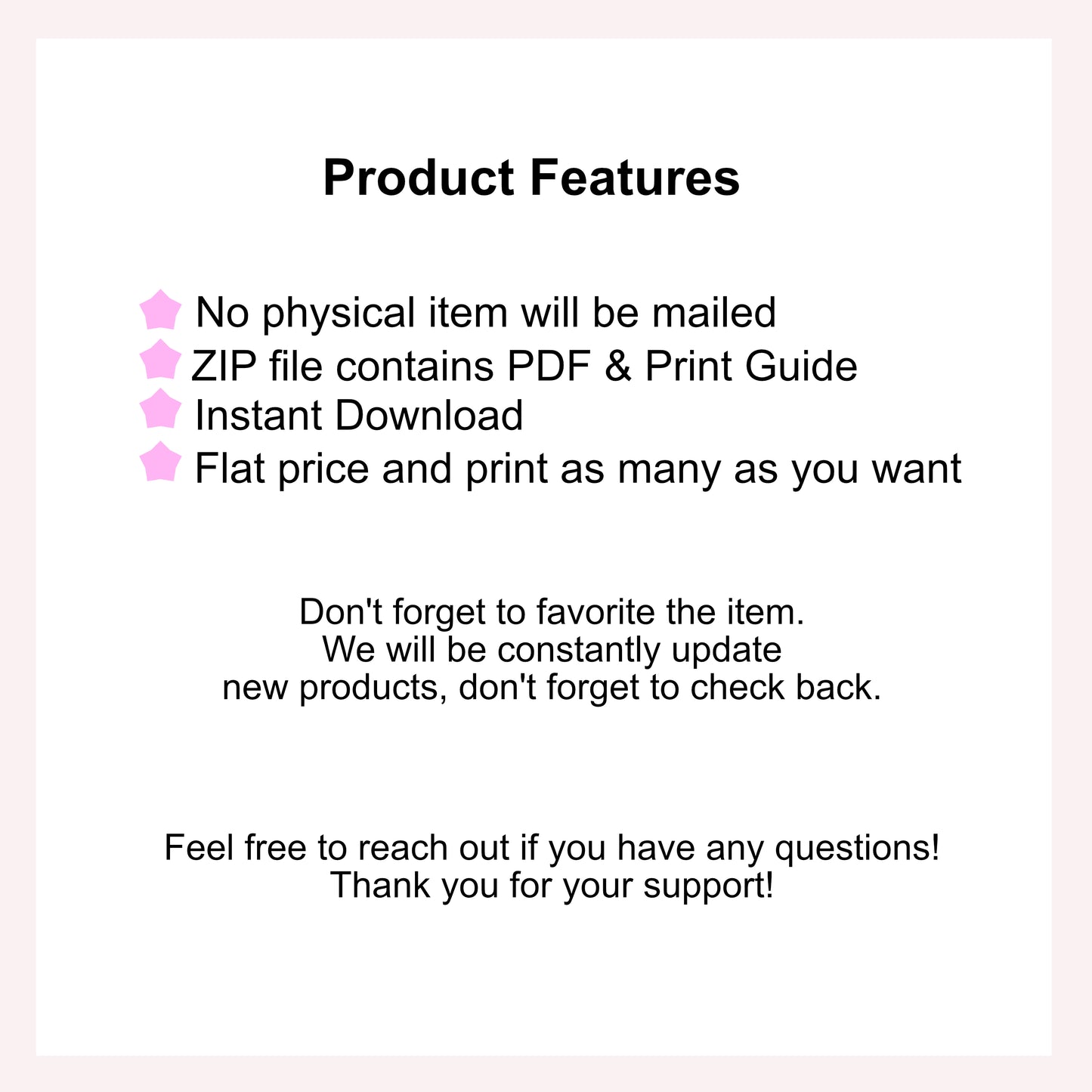Personal Ring Size | BUNDLE Undated Weekly Inserts (Grids, Lines, Blank Box) | PRINTABLE