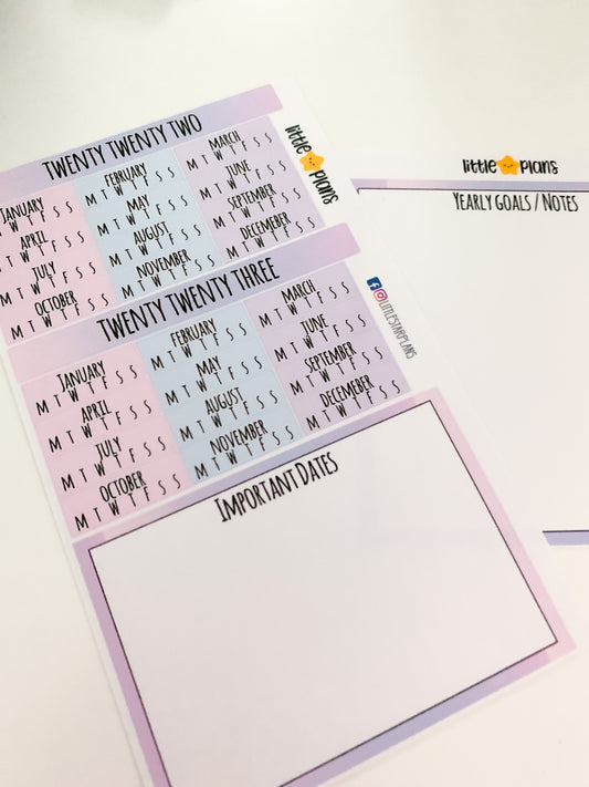 Hobonichi Weeks Kit - Index Page Bundle (4 colors to pick from)