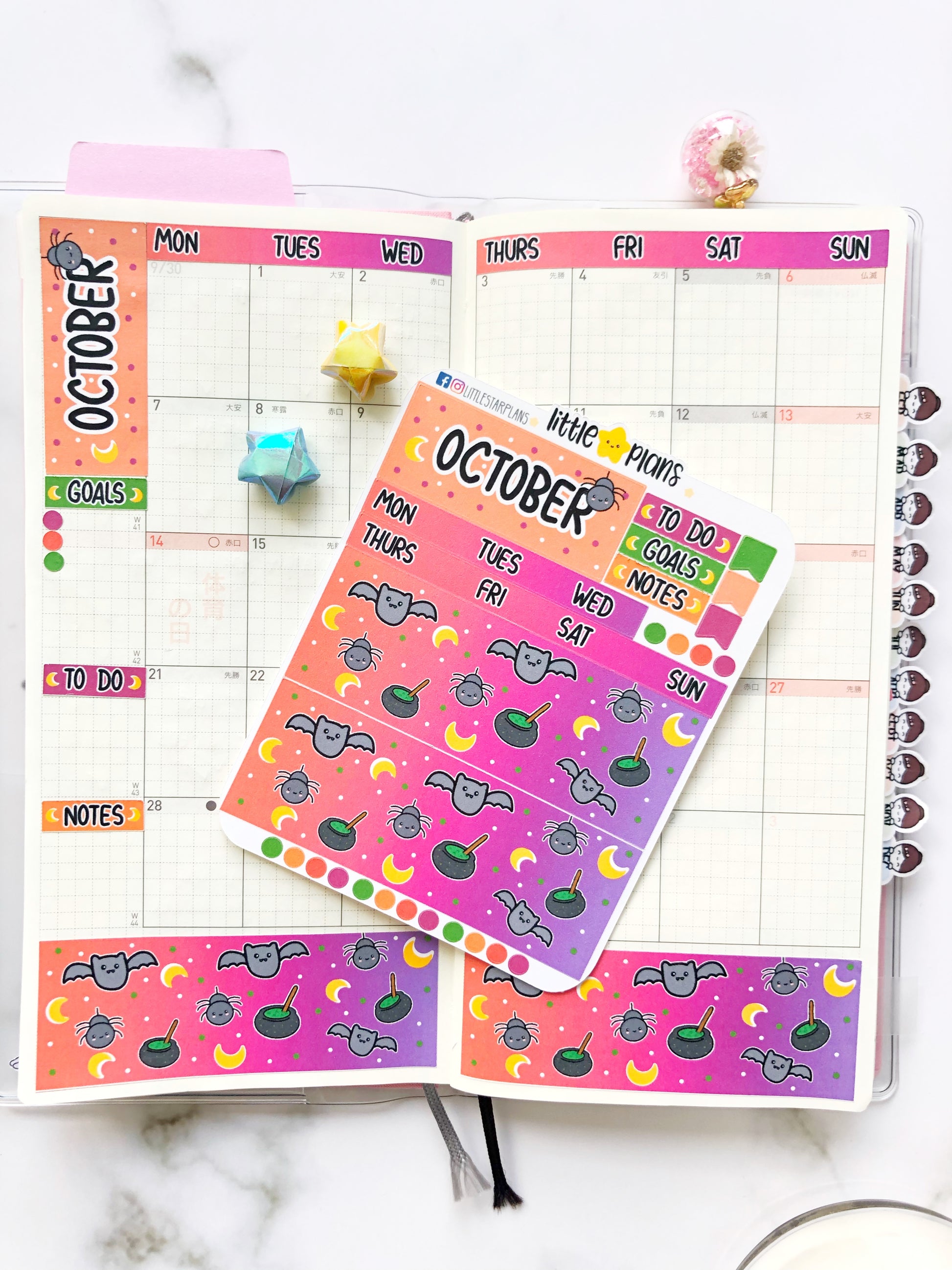 Monthly Planner Stickers 