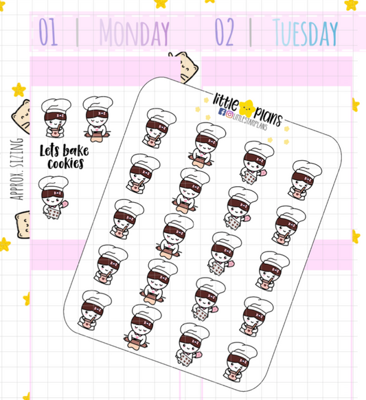 Mimi Baking, Chief Planner Stickers (M180)