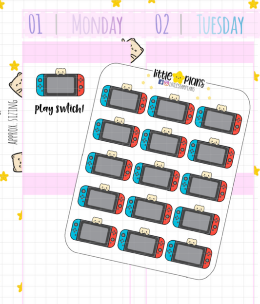 Neku Playing Switch Planner Stickers (N49)