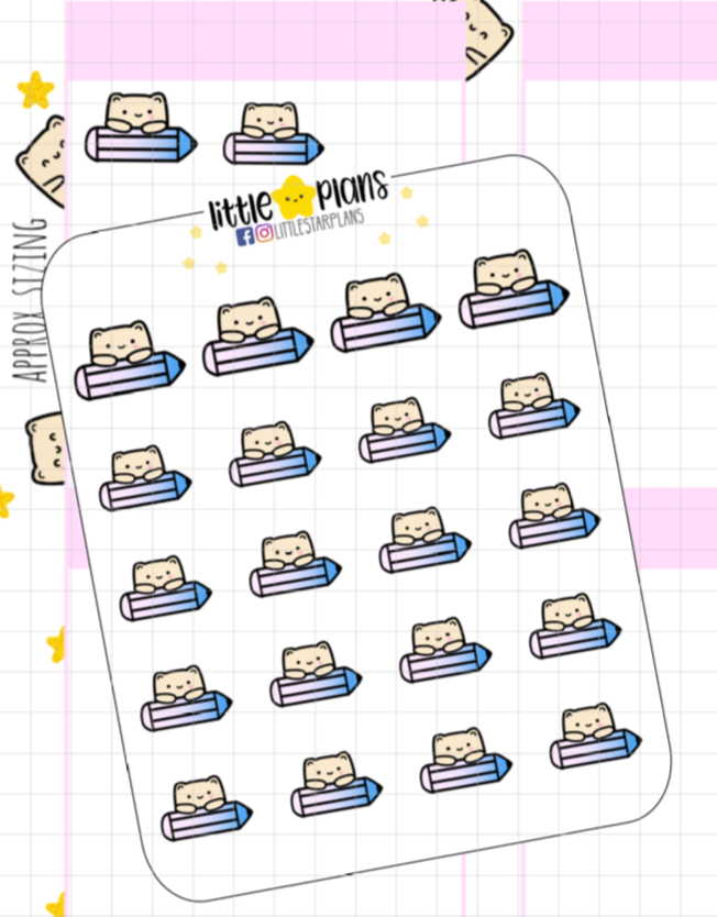 Neku Back to School - Study, Work, Plan Version 2 - Littlestarplans