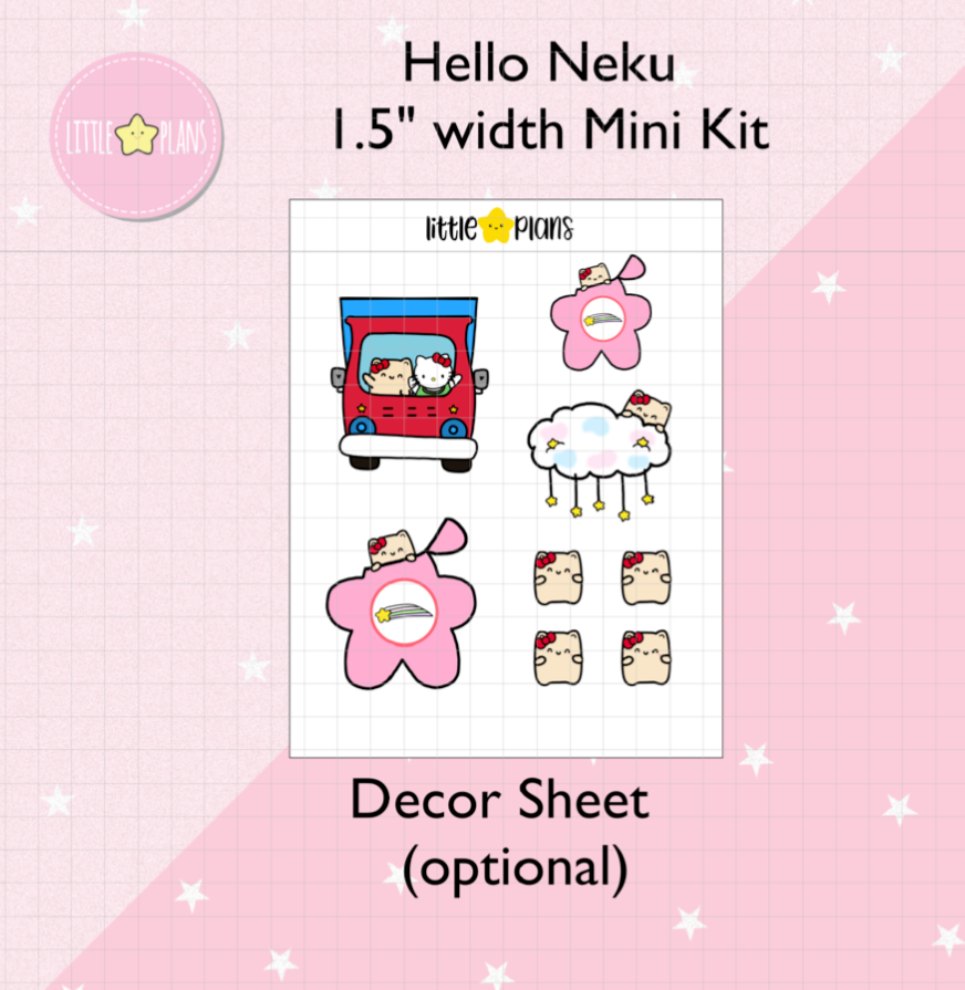 Neku - Hello Neku Mini Kits (5 Design Sheets)