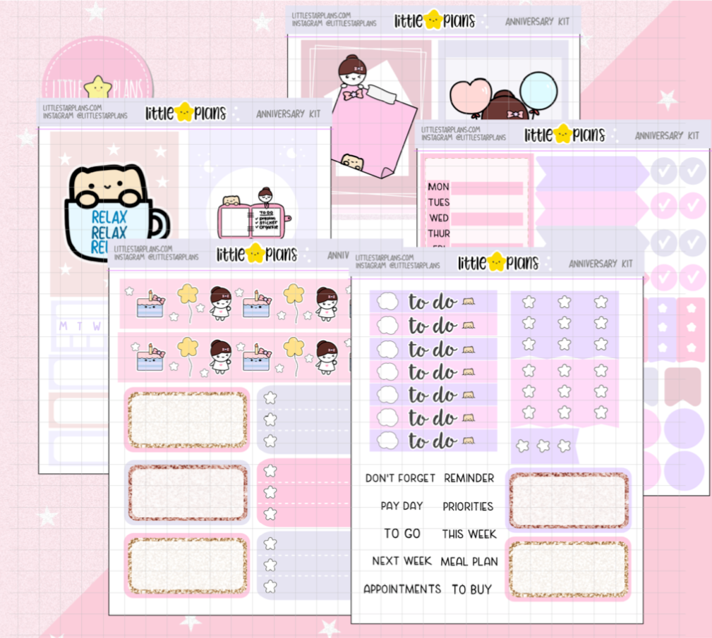 2021 Anniversary Bundle + Washi Tapes