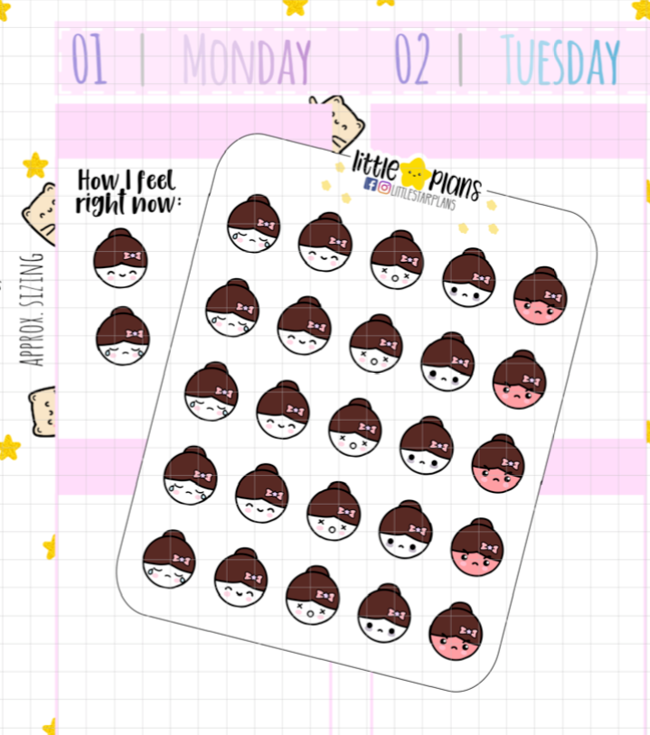 Mimi - Emotions V3 Planner Stickers